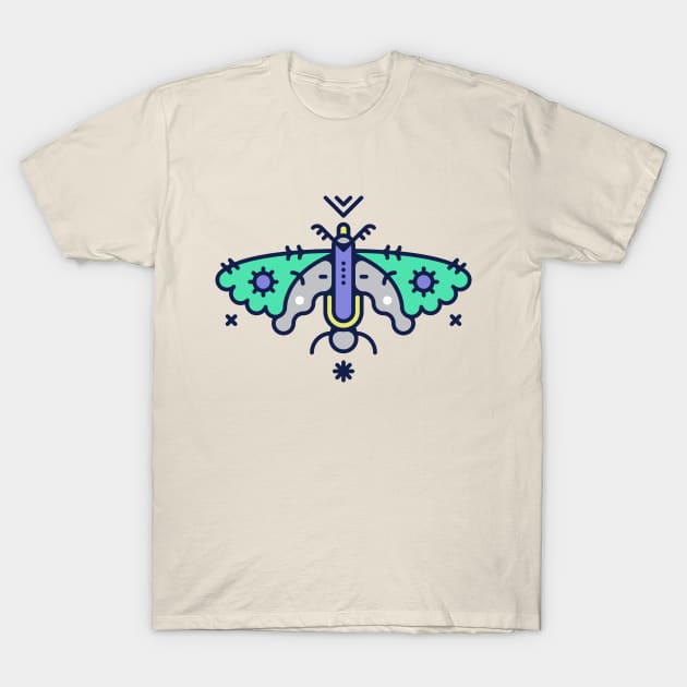 Abstract butterfly illustration T-Shirt by CamillaDrejer